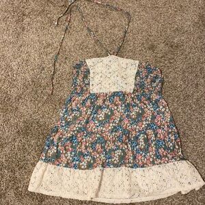 Floral & Lace Top